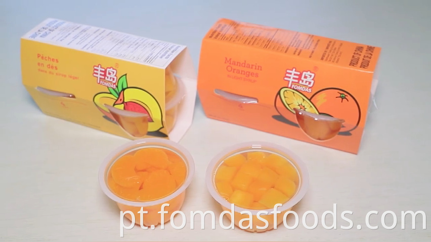 4oz Mandarin Oranges for Airline
